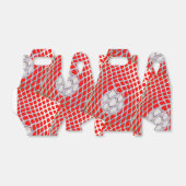 Lacrosse Team Rode Partij Bedankdoosjes (Uitgevouwen)