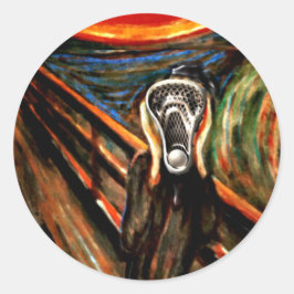 Lacrosse Team Ronde Sticker