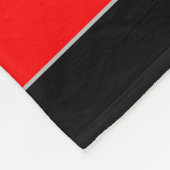 Lacrosse Team Rood Sporten Fleece Deken (Hoek)