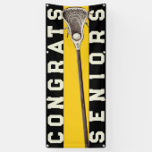 Lacrosse Team Seniors Yellow Congrates Spandoek (Verticaal)