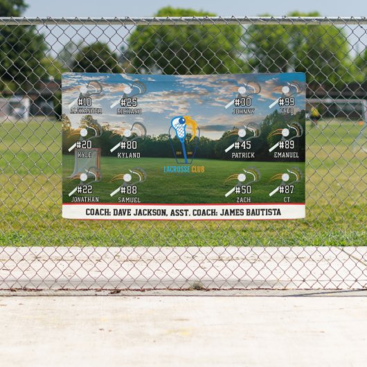 Lacrosse-team Spandoek (Insitu)