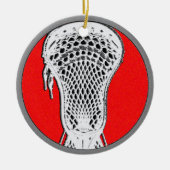 Lacrosse Team Speler Award Keramisch Ornament (Voorkant)