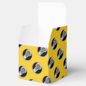 Lacrosse Team Yellow Favor Box Bedankdoosjes (Geopend)