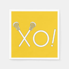 Lacrosse Team Yellow Servet