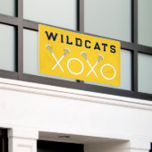 Lacrosse Team Yellow Spandoek (Buitenkant Gebouw)