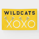 Lacrosse Team Yellow Spandoek (Horizontaal)