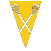 Lacrosse Team Yellow Vlaggetjes (Derde vlag)