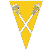 Lacrosse Team Yellow Vlaggetjes (Eerste vlag)