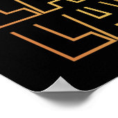 Lacrosse tekst Poster (Hoek)