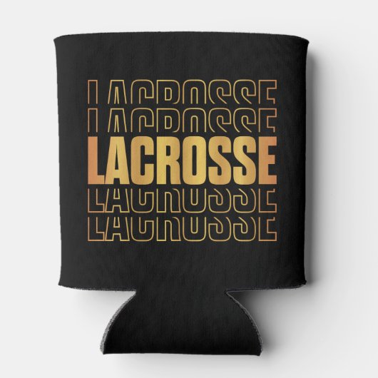 Lacrosse Text Can Cooler (Achterkant)
