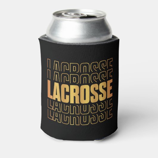 Lacrosse Text Can Cooler (Blikje Achterkant)
