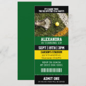 Lacrosse Ticket Verjaardag Kaart (Voorkant / Achterkant)
