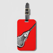 Lacrosse-uitrusting Bagagelabel (Voorkant (verticaal))