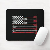 Lacrosse USA Flag Lax Muismat (Met muis)