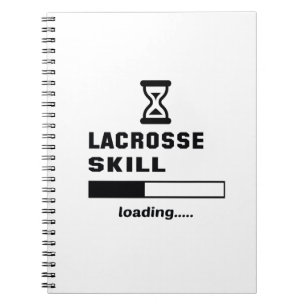 Lacrosse-vaardigheid Lading...... Notitieboek