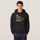 LACROSSE VAN DE EAT-SLAAPSLAP HOODIE (Voorkant volledig)