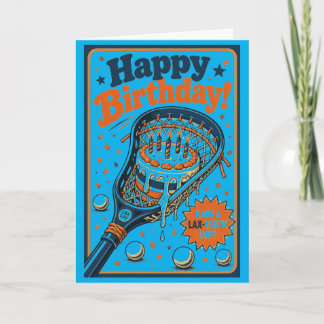 Lacrosse Verjaardag Grappig Lax Humor Sport Kaart