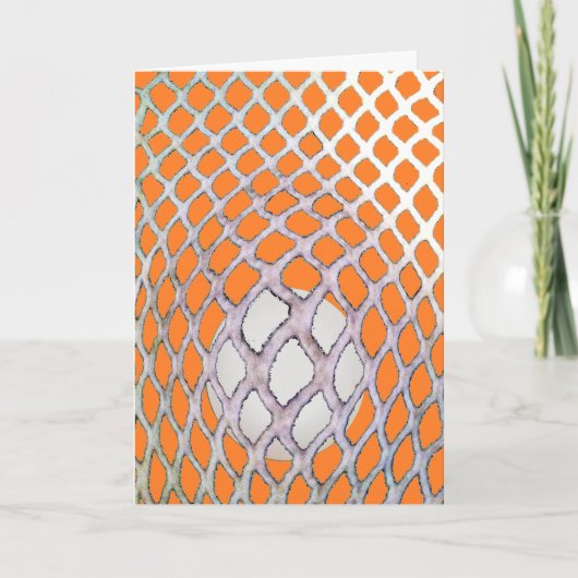 Lacrosse Verjaardag Kaart (Voorkant)