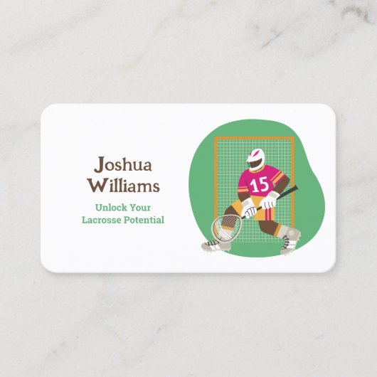 Lacrosse Visitekaartje (Voorkant)