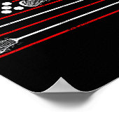 Lacrosse Vlag Lax Poster (Hoek)
