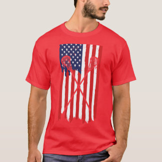 lacrosse vlag t-shirt