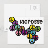 Lacrosse vredessignalen gevuld briefkaart (Voorkant / Achterkant)
