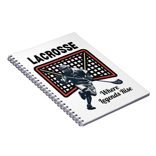 Lacrosse: waar legendes ontstaan notitieboek (Rechterzijde)
