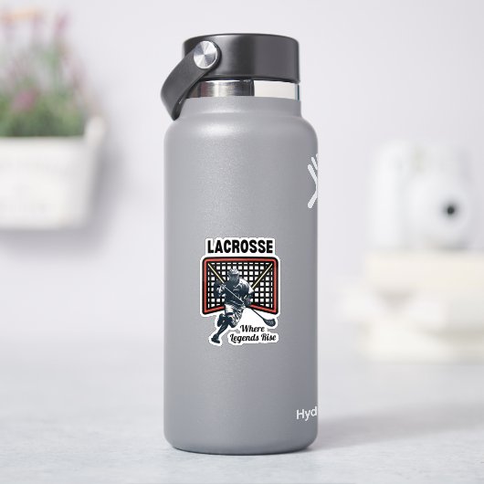 Lacrosse: waar legendes ontstaan sticker (HydroFlask)
