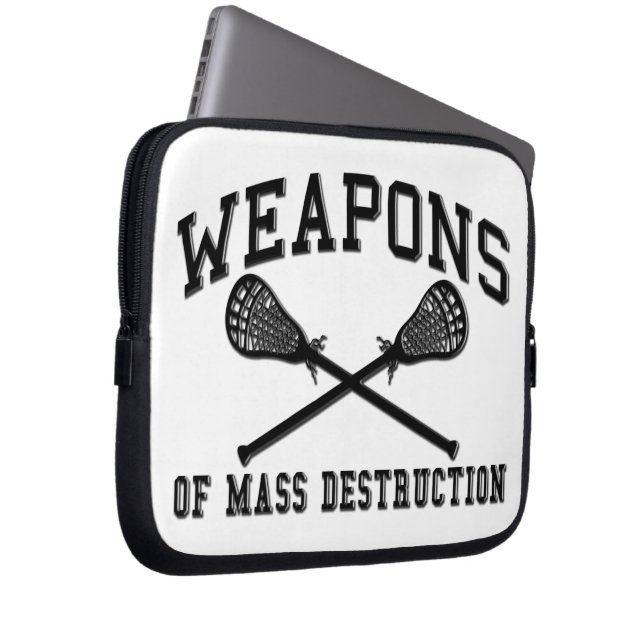 Lacrosse Weapons laptophoes Laptop Sleeve (Voorkant Rechts)