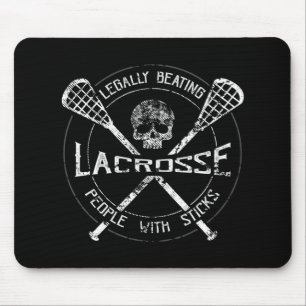 Lacrosse wordt legaal geslagen door mensen met tek muismat