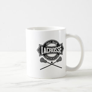 Lacrosse wordt legaal mensen geslagen met teken gr koffiemok