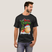 Lacrosse Xmas Decorations Santa Lacrosse Christm T-shirt (Voorkant volledig)