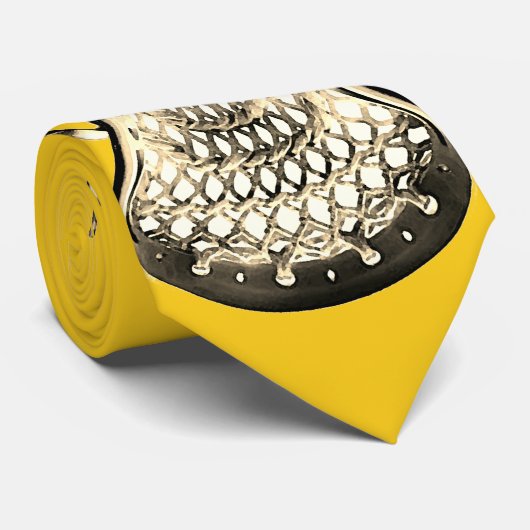 Lacrosse Yellow Gold Stropdas (Opgerold)