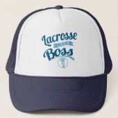 lacrossen als een baas trucker pet (Voorkant)
