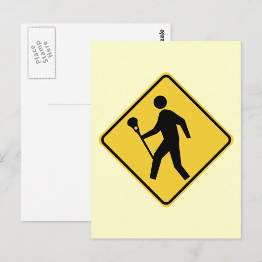 Lacrossing Briefkaart (Voorkant / Achterkant)