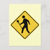 Lacrossing Briefkaart (Voorkant)