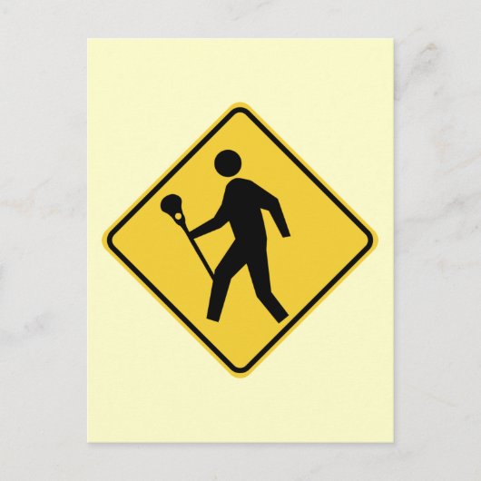 Lacrossing Briefkaart (Voorkant)