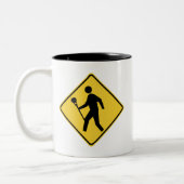 Lacrossing Tweekleurige Koffiemok (Links)