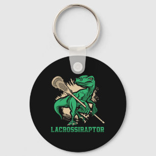 Lacrossiraptor Lacrosse Speler Lax Liefhebber Spor Sleutelhanger