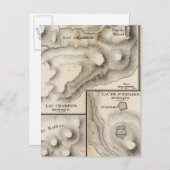 Lacs vulcaniques briefkaart (Voorkant / Achterkant)