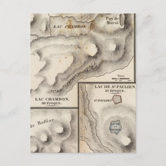 Lacs vulcaniques briefkaart (Voorkant)