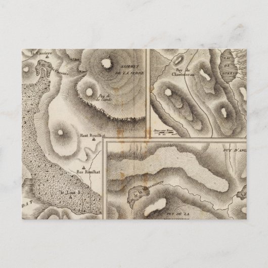 Lacs vulcaniques briefkaart (Voorkant)