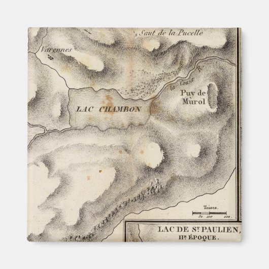 Lacs vulcaniques magneet (Voorkant)