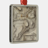 Lacs vulcaniques metalen ornament (Rechts)