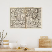 Lacs vulcaniques poster (Keuken)