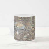 Lactarius indigo Blue Mushroom Matglas Koffiemok (Voorkant links)