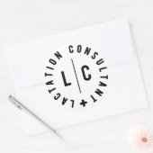 Lactatie Consultant, Lactatie Specialist Ronde Sticker (Envelop)
