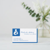 Lactatie Consultant met QR-code Visitekaartje (Staand voorkant)