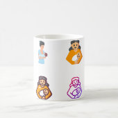 Lactatie Consultant Nurse Sticker Pack - Lactatie Koffiemok (Center)