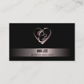 Lactatie Zwart Brons Visitekaartje (Voorkant)